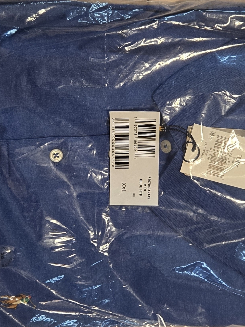 Polo by Ralph Lauren Blue Knit Polo Shirt